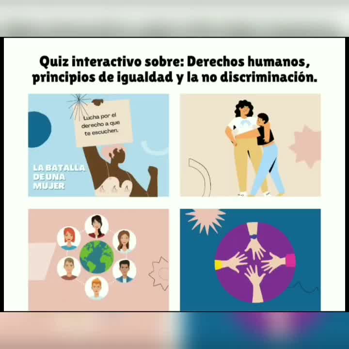 Súper Quiz "Derechos Humanos, Igualdad Y No Discriminación" | Profe.social